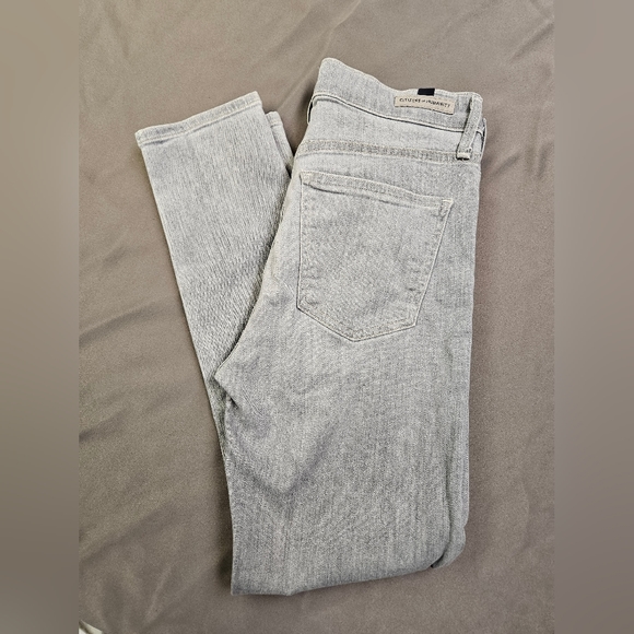 Citizens Of Humanity Denim - Citizens of Humanity Rocket Crop High Rise Skinny Grey Jeans size 26